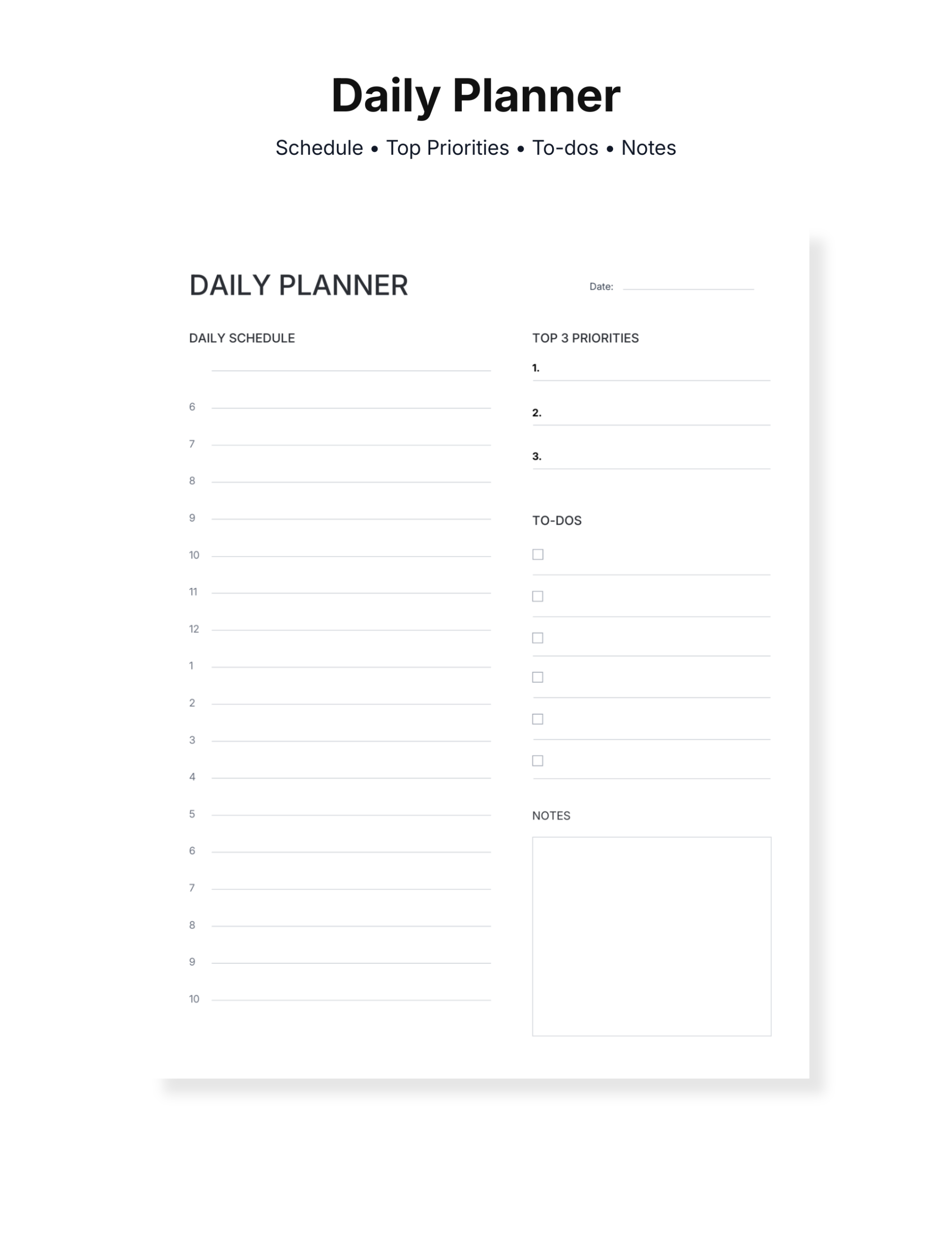 Daily Planner